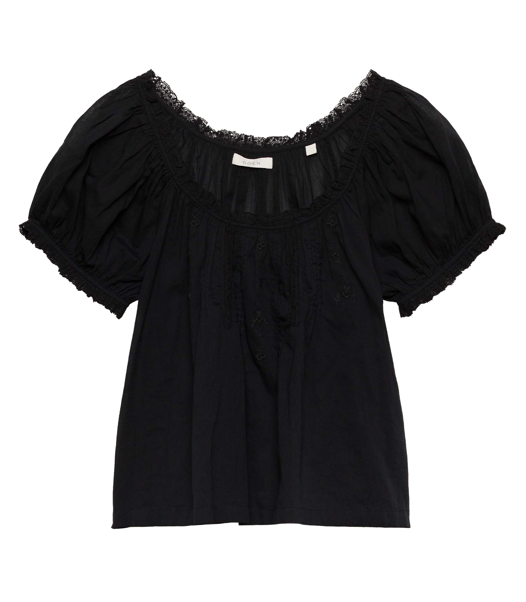 FREDERICA TOP -- BLACK view 4
