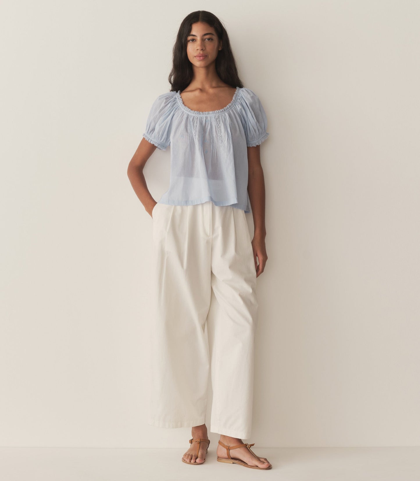 HMD -- FREDERICA TOP -- ICY BLUE