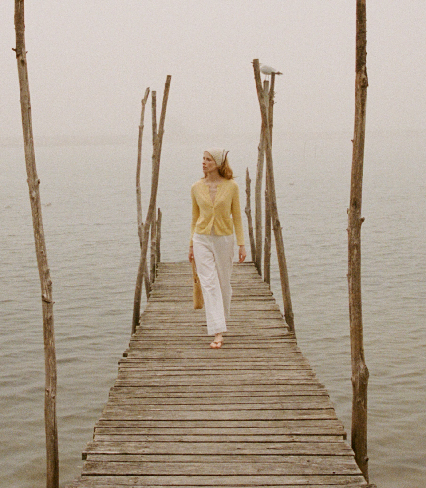HMD -- FREYA CASHMERE CARDIGAN -- LEMON CHIFFON view 4

