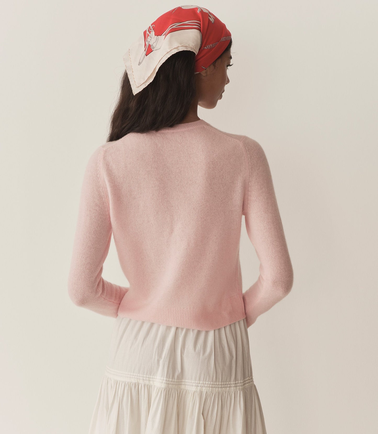 HMD -- FREYA CASHMERE CARDIGAN -- ROSEWATER