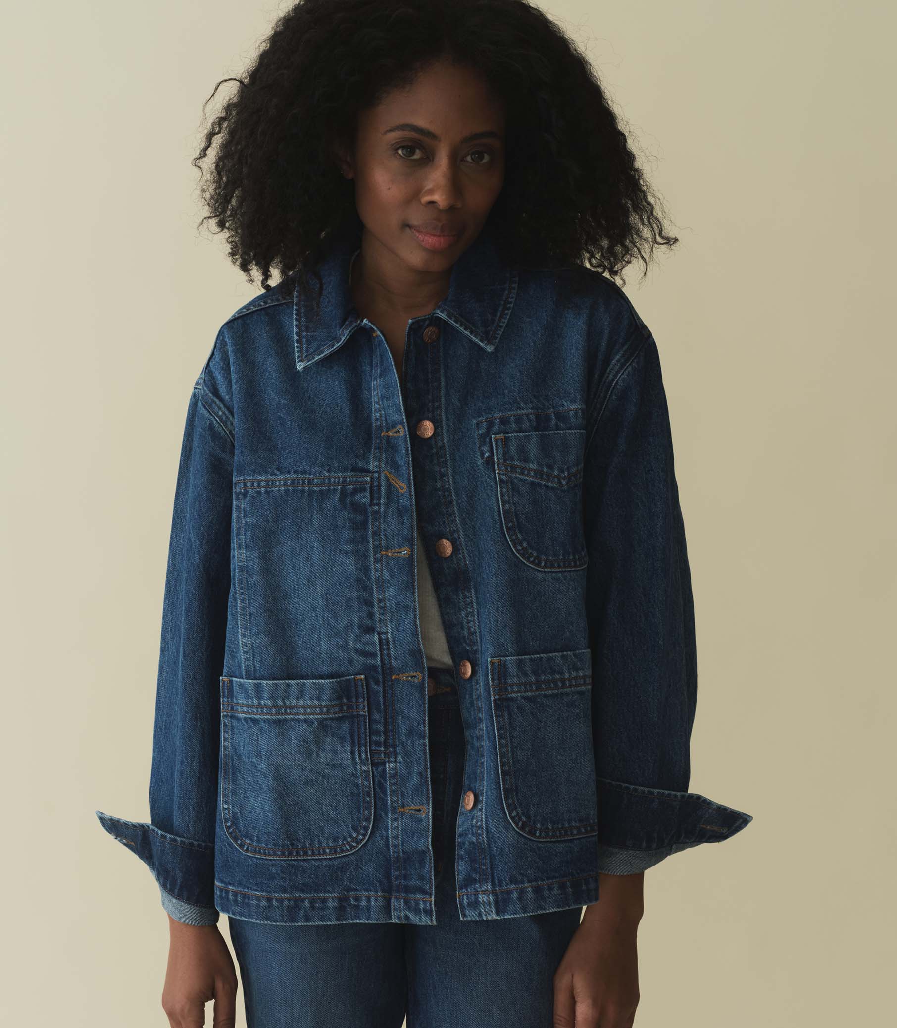 HMD -- GAELLE JACKET -- BLEU D'HIER WASH view 1
