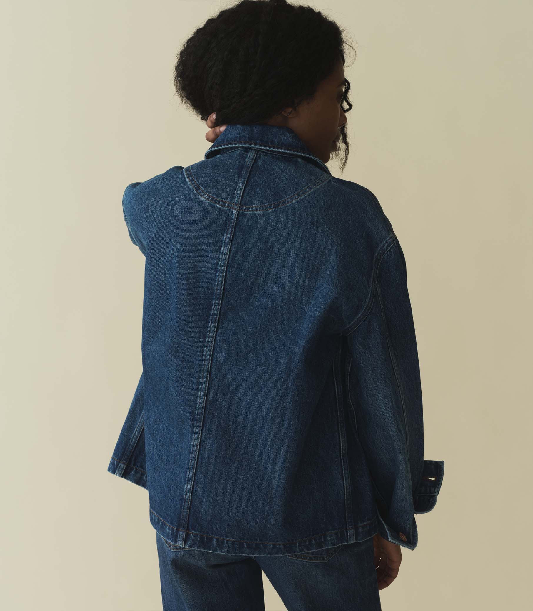 HMD -- GAELLE JACKET -- BLEU D'HIER WASH view 3
