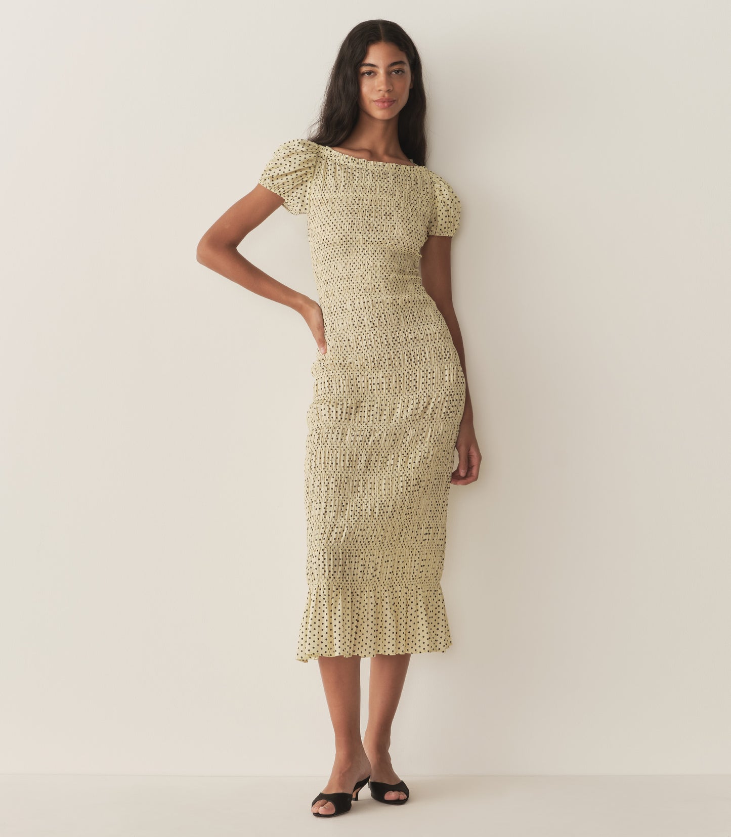 GEORGENE DRESS -- PORTIA DOT