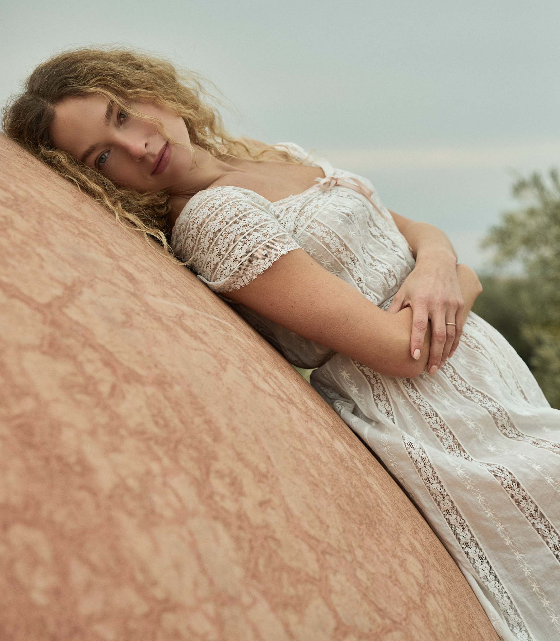 GEORGIANA DRESS -- SALT view 2
