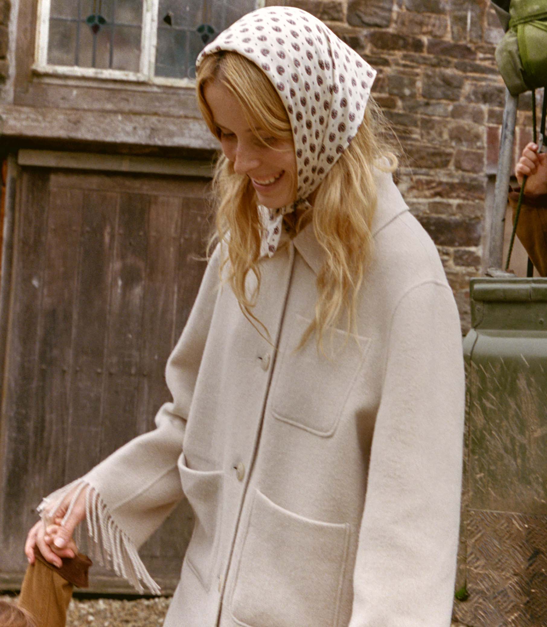 GERMAIN FRINGE COAT -- BUTTER CREAM view 13