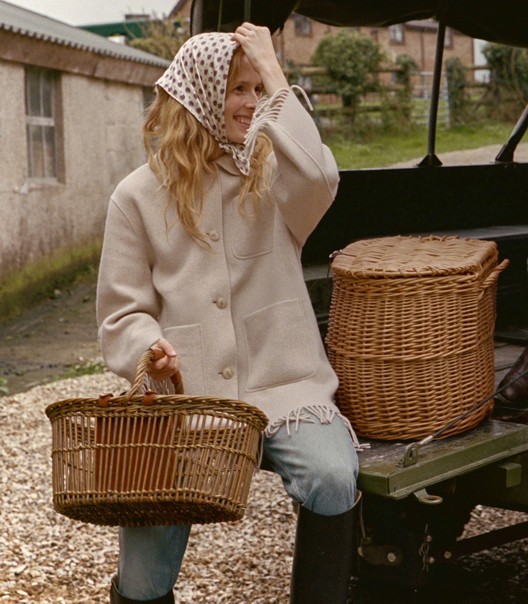 GERMAIN FRINGE COAT -- BUTTER CREAM view 8