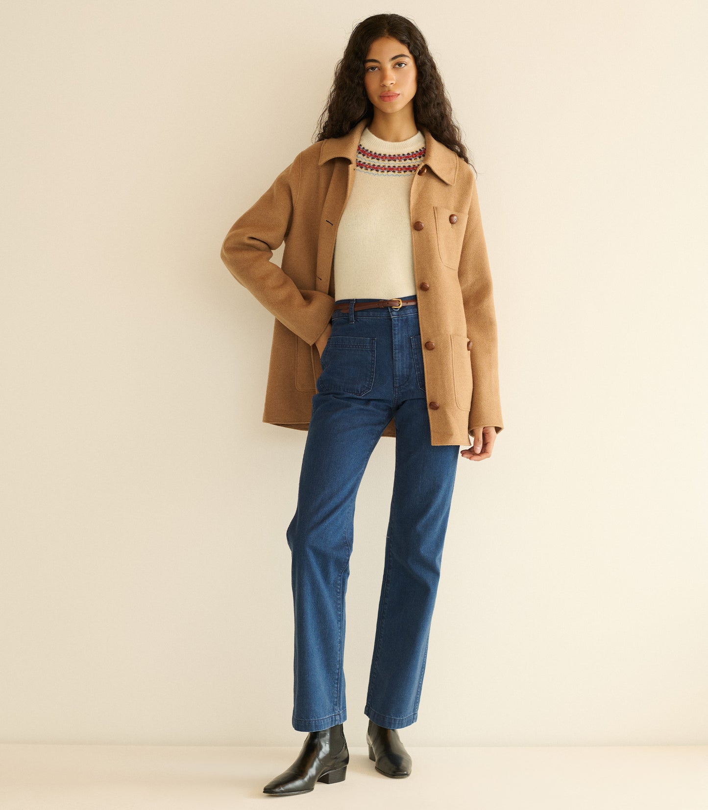 GERMAIN COAT -- LIGHT KHAKI