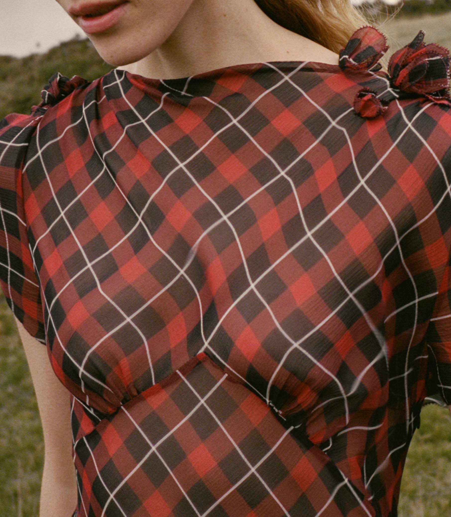 GILLIANNE DRESS -- ADALINE PLAID view 7