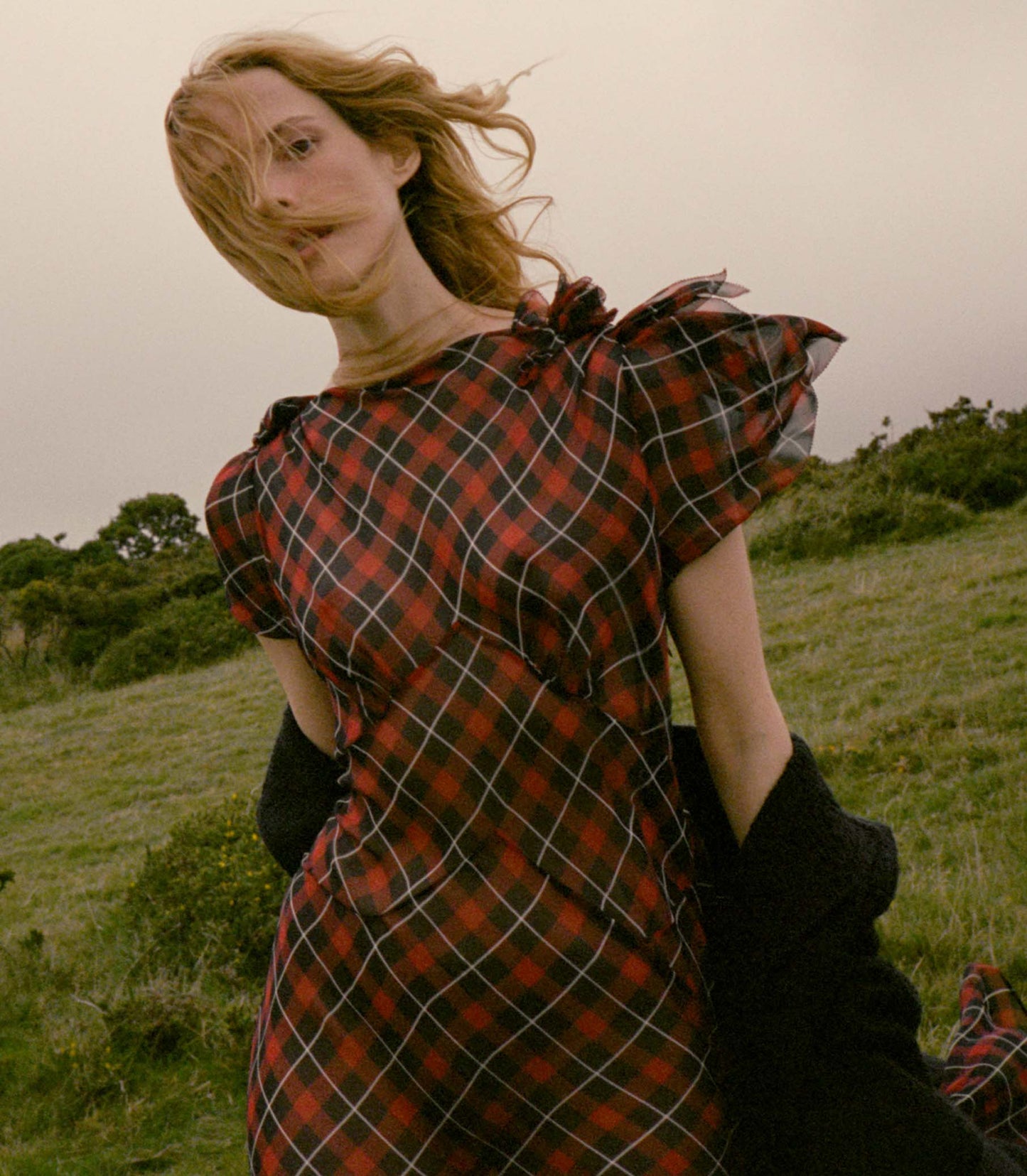 GILLIANNE DRESS -- ADALINE PLAID