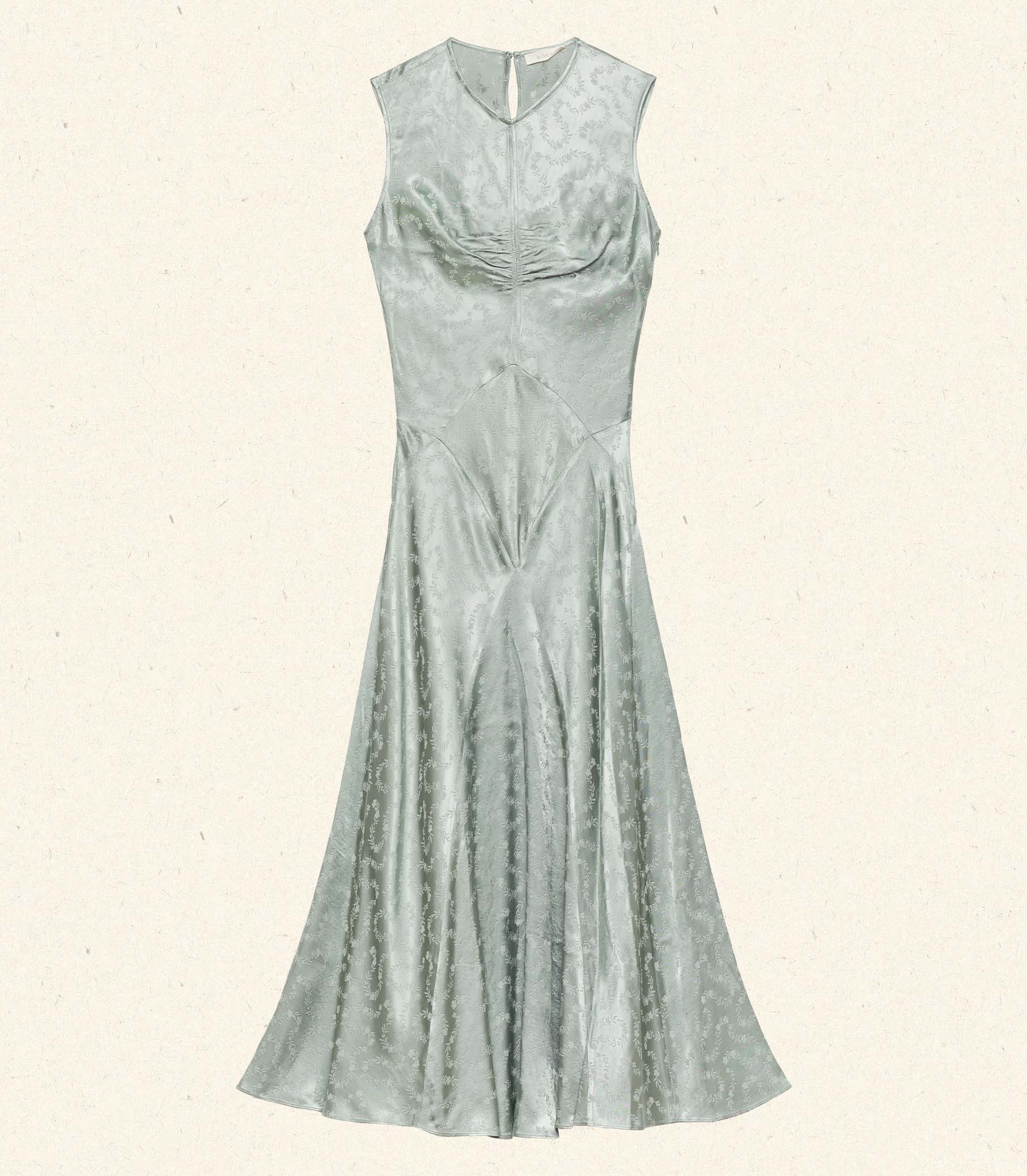 GINETTE DRESS -- DUSTY JADE view 6