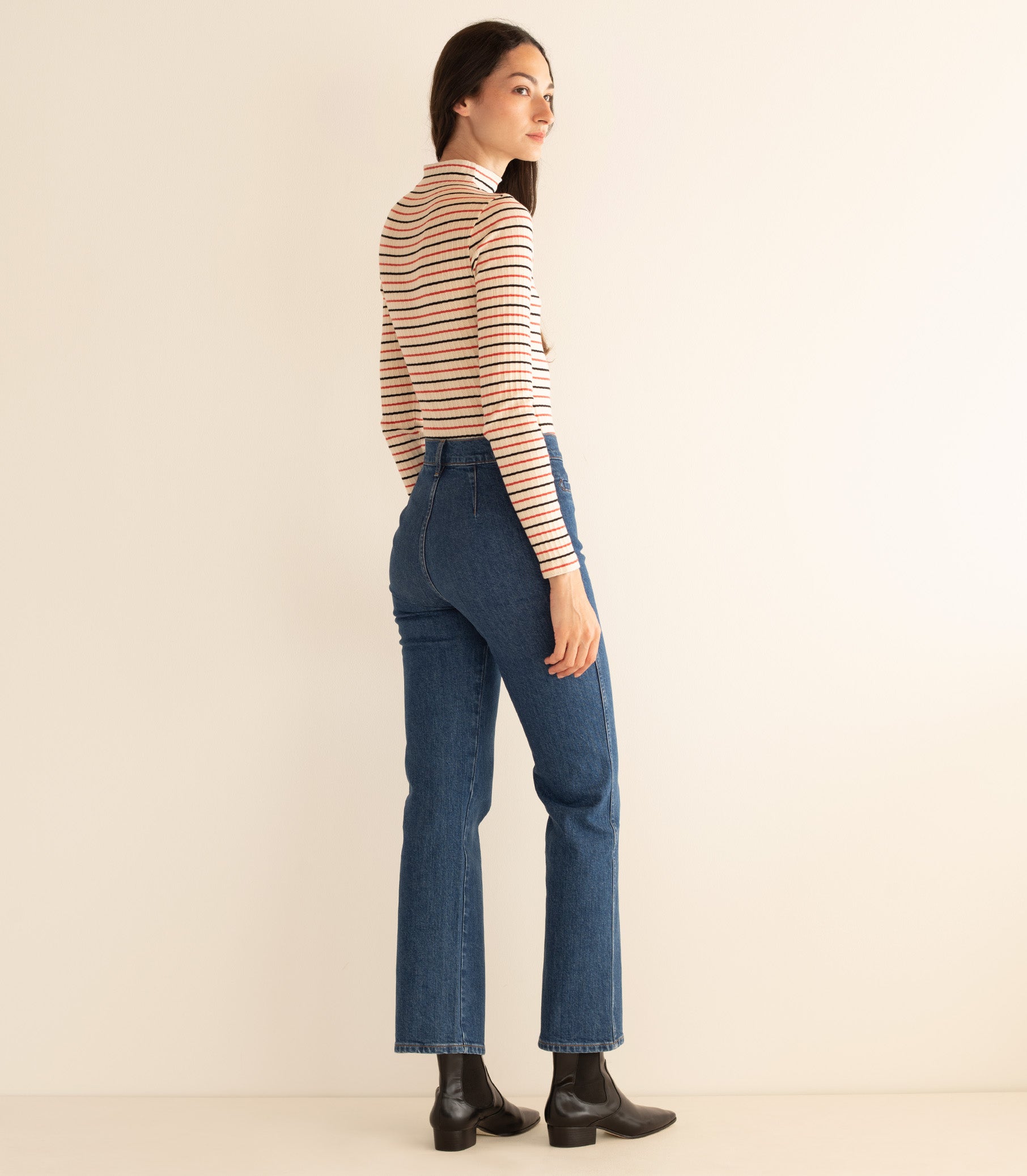 GINEVRA TEE -- RIVIERA STRIPE view 5