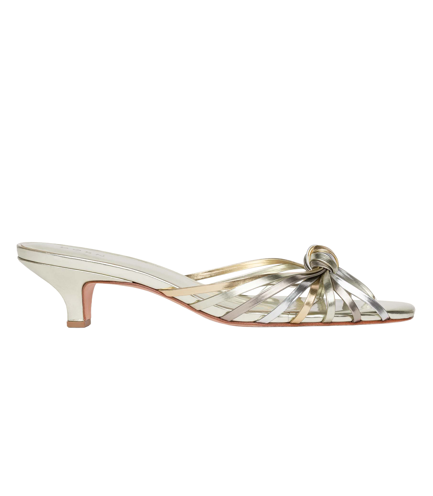 GIO SANDAL -- MIXED METALLIC LEATHER