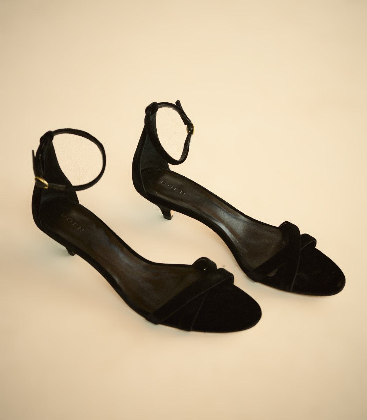 GIULIA HEEL -- BLACK VELVET view 4
