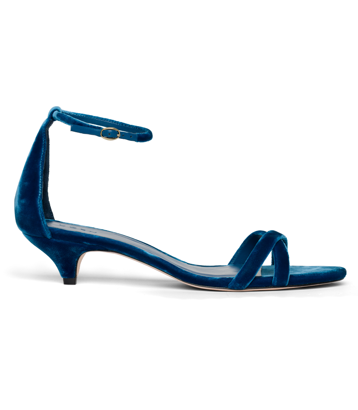 GIULIA HEEL -- COBALTO VELVET