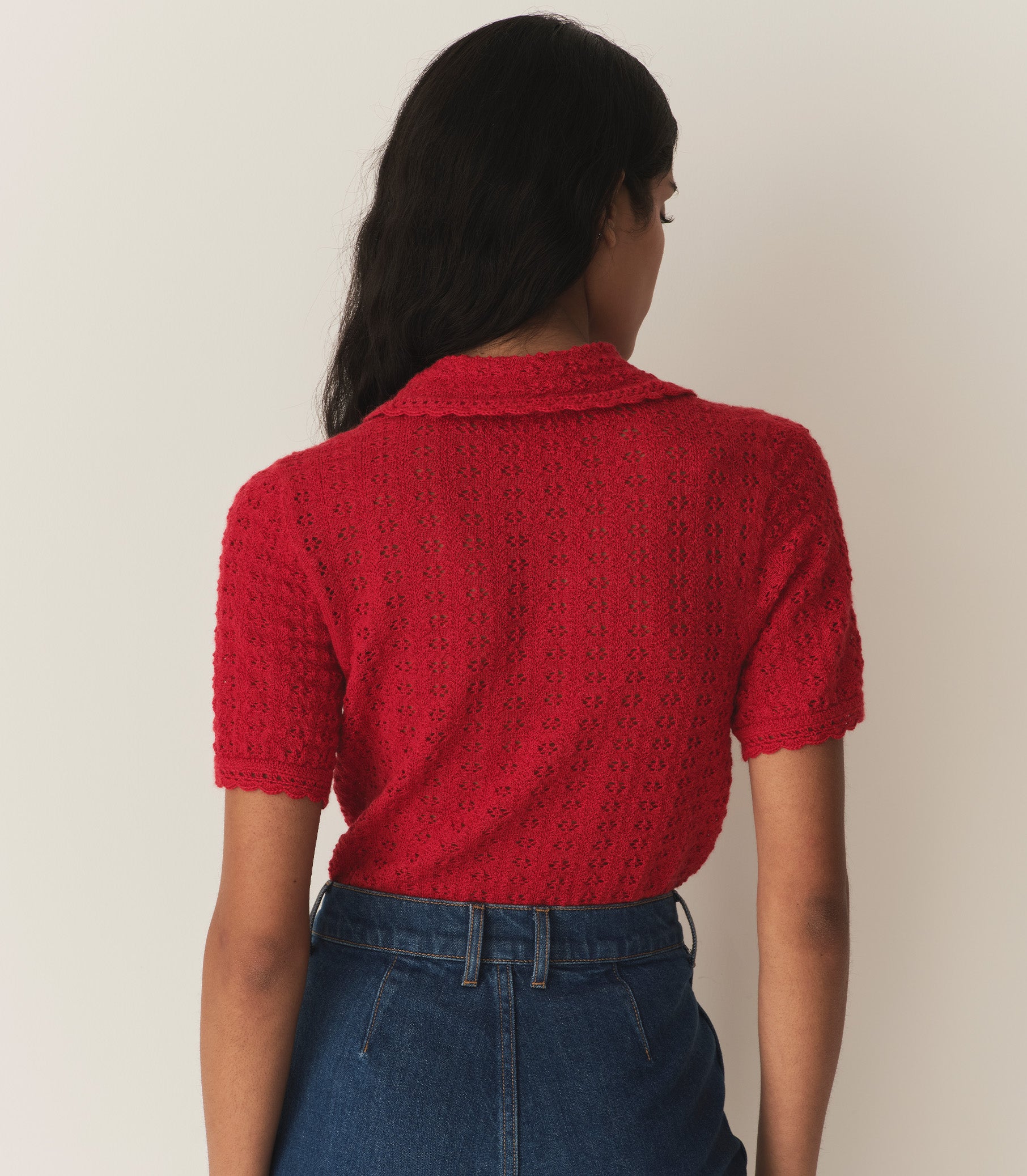 GLORIANA TOP -- WILD CHERRY view 3