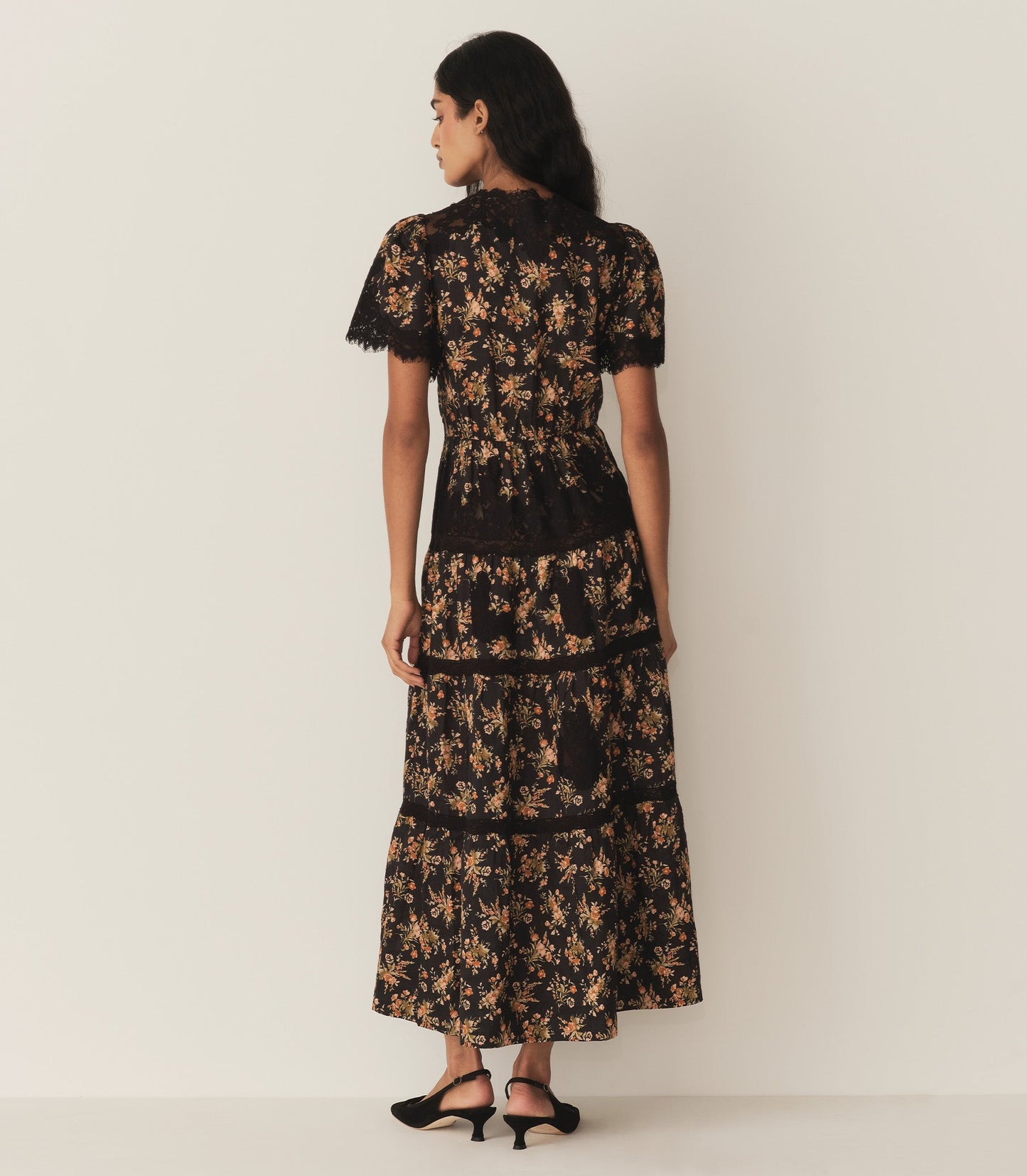 HMD -- GRACIELLA DRESS -- FOXGLOVE FLORAL