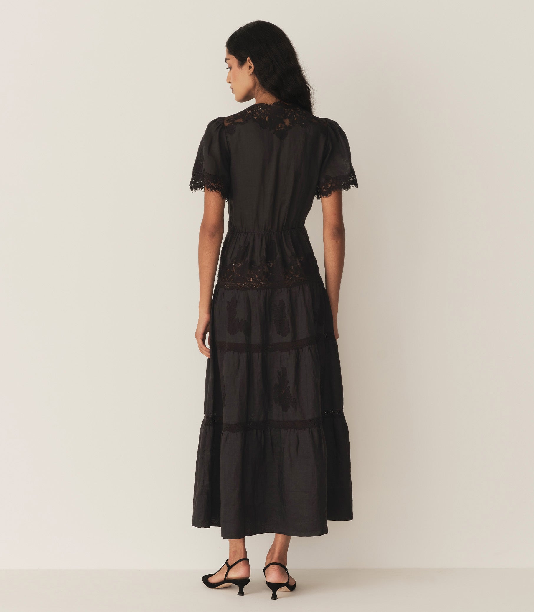 GRACIELLA DRESS -- BLACK view 4