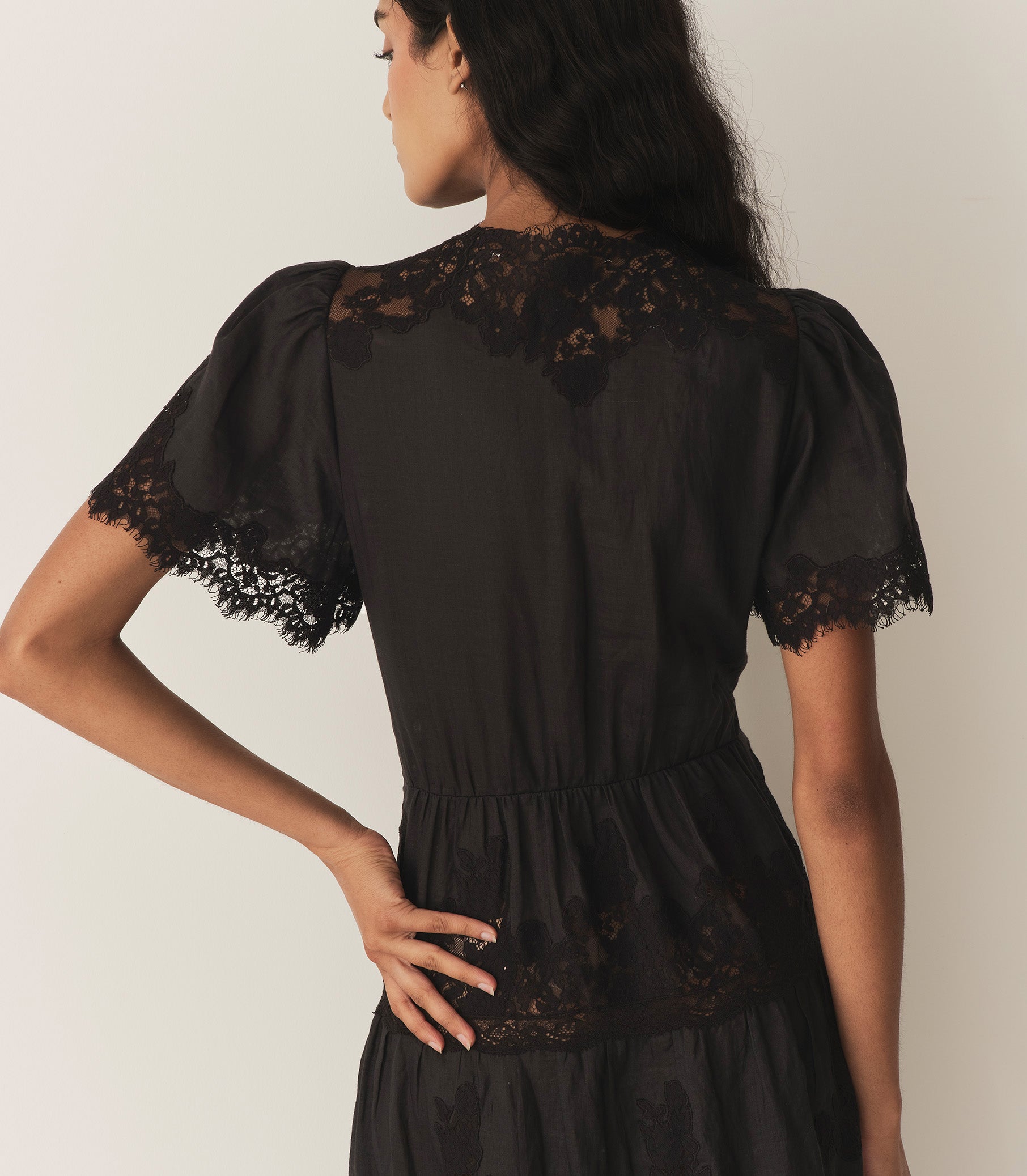 GRACIELLA DRESS -- BLACK view 3