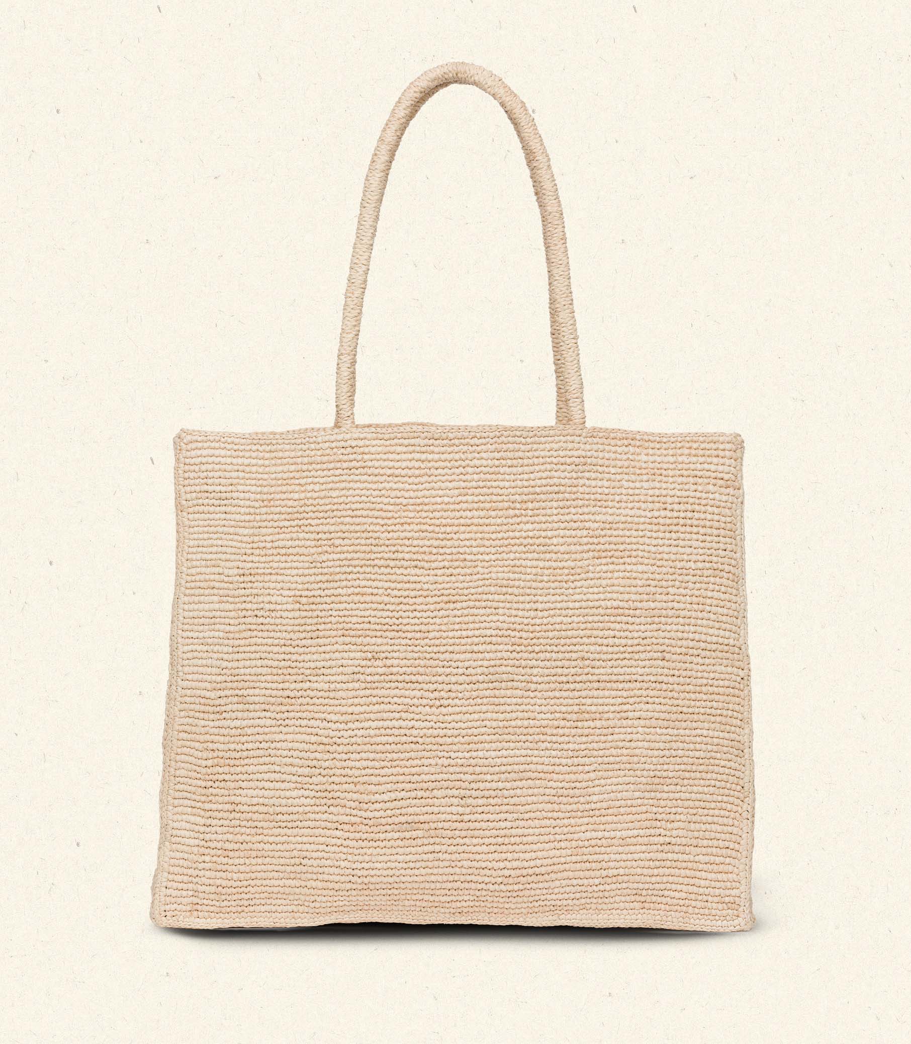 HMD -- GRANDE MATHILDE BAG -- NATURAL RAFFIA view 5
