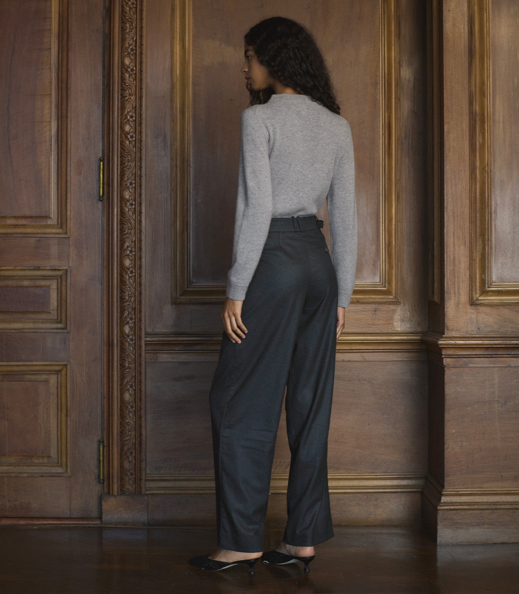 GRIFFIN PANT -- DARK CHARCOAL view 5