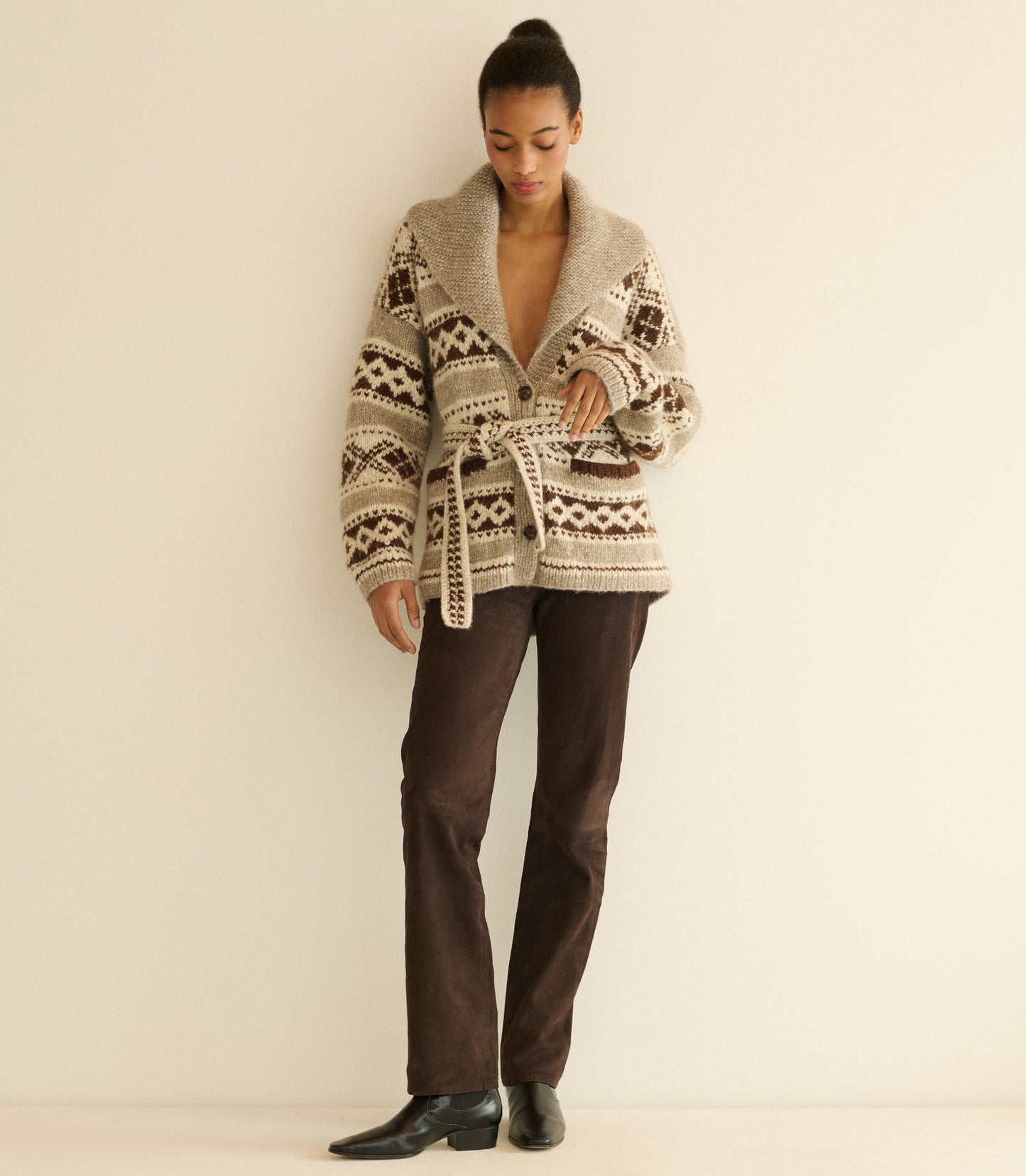 HALE CARDIGAN -- RAINER JACQUARD