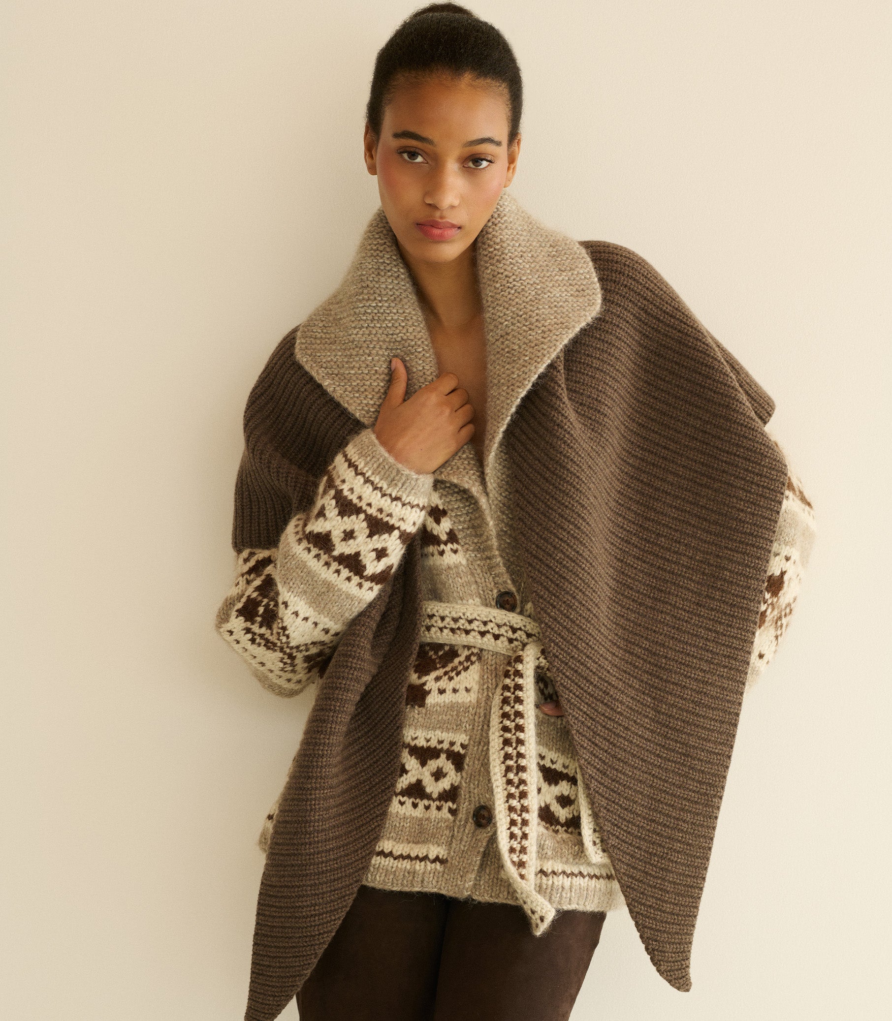 Hale Cardigan - Rainer Jacquard | DÔEN