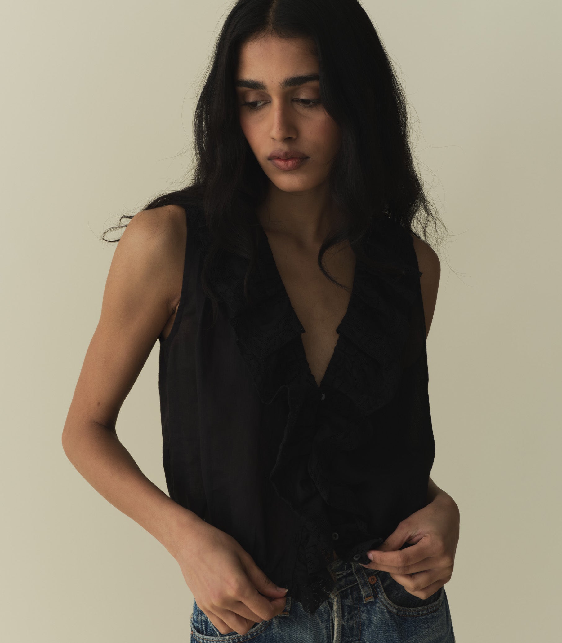 HMD -- HALETTE TOP -- BLACK view 1
