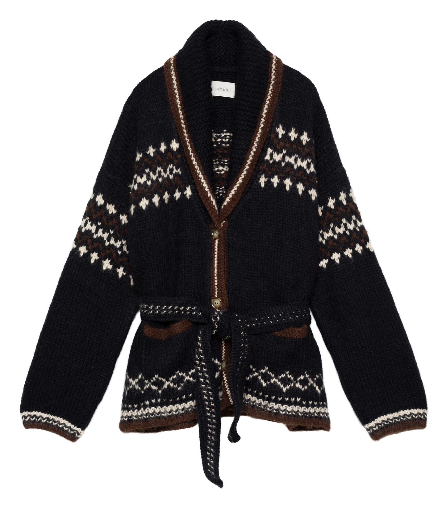 HALE CARDIGAN -- WHIDBEY JACQUARD