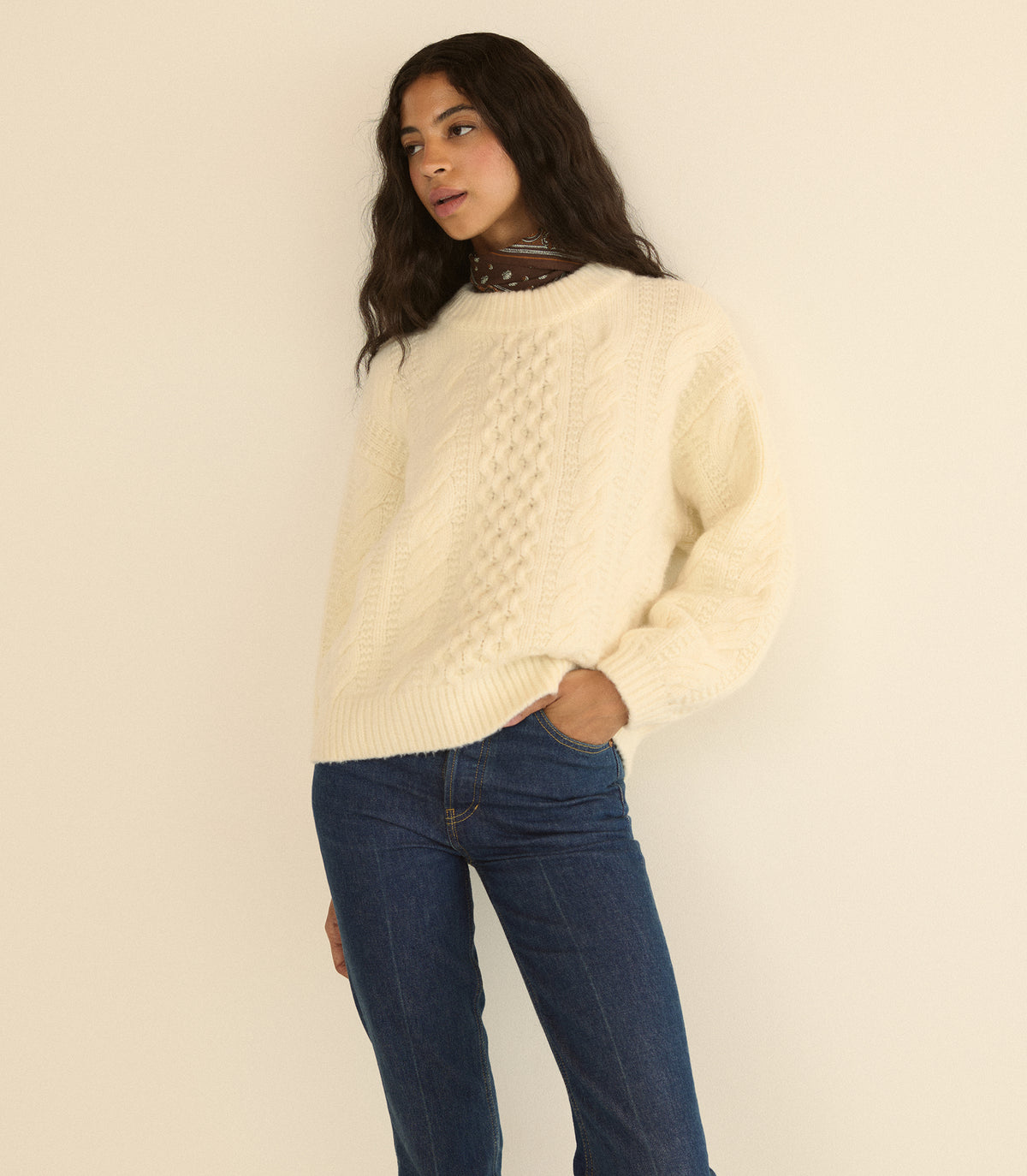 HALLSTATT SWEATER -- IVORY