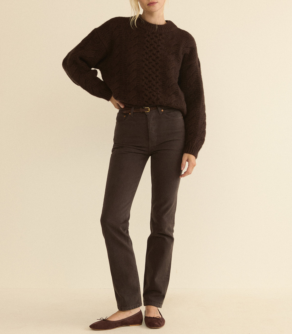 HALLSTATT SWEATER -- SYCAMORE BARK view 2
