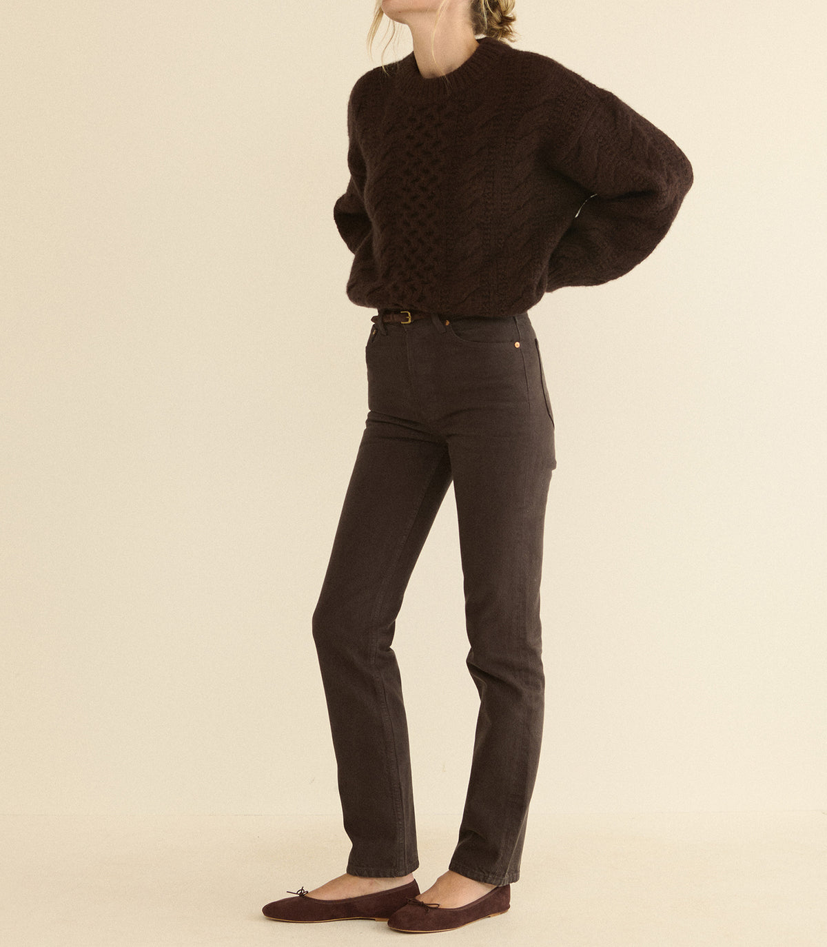 HALLSTATT SWEATER -- SYCAMORE BARK view 4
