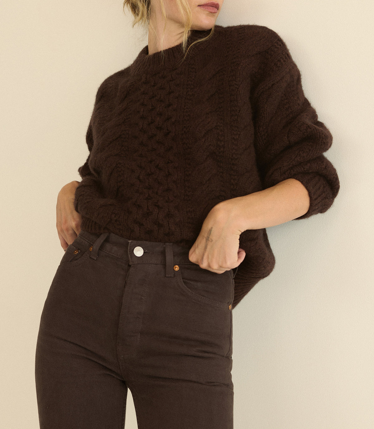 HALLSTATT SWEATER -- SYCAMORE BARK
