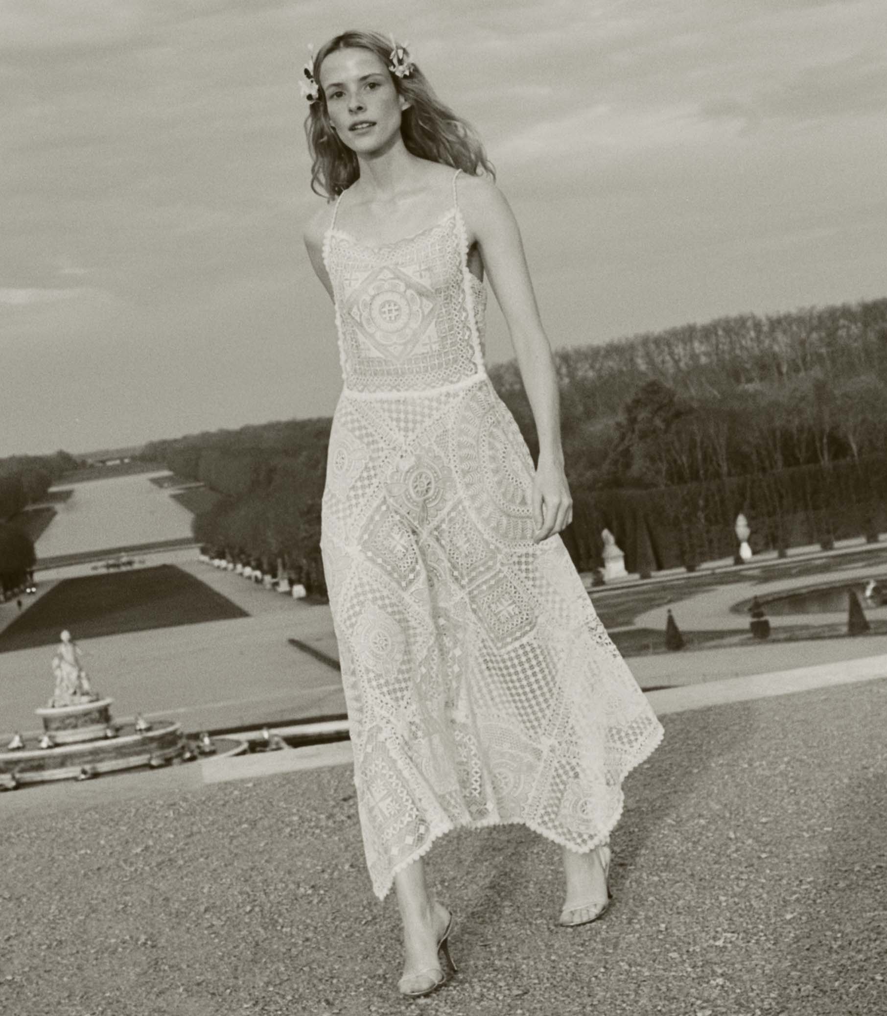 HANDKERCHIEF ANNIVERSARY DRESS -- SALT view 4
