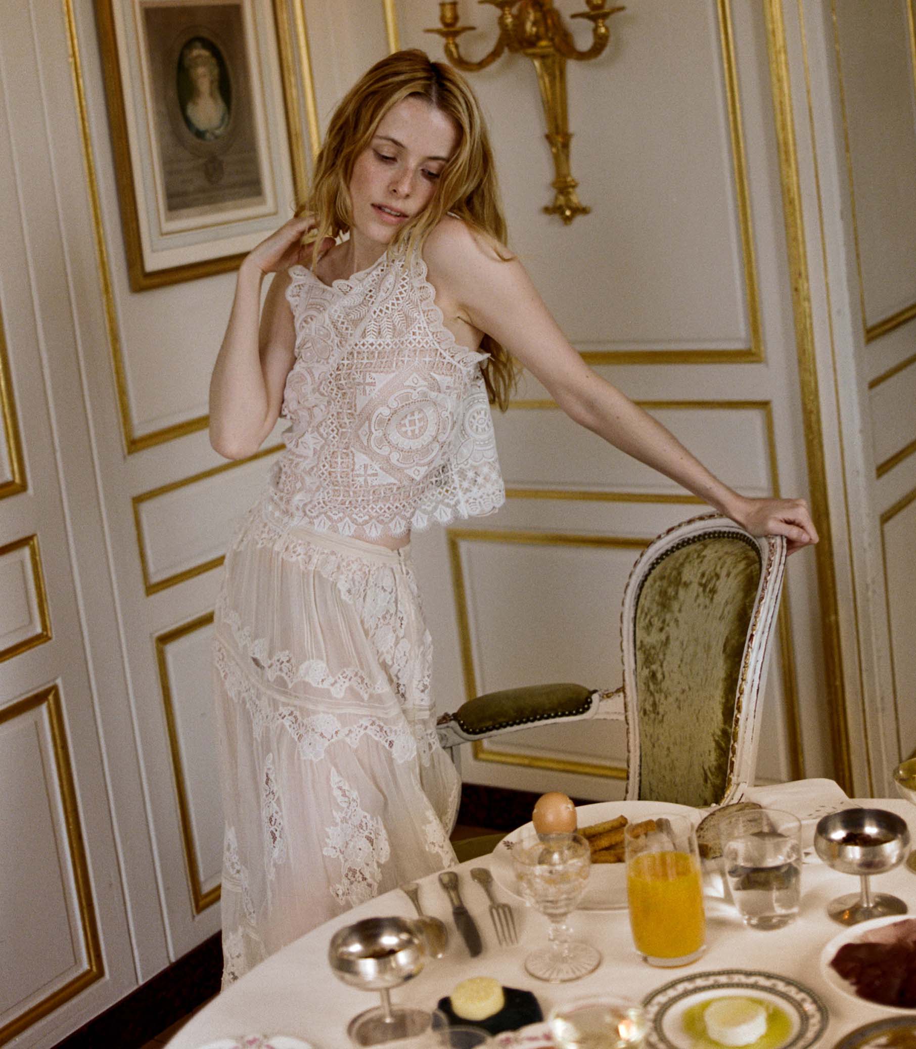 HANDKERCHIEF ANNIVERSARY TOP -- SALT view 4
