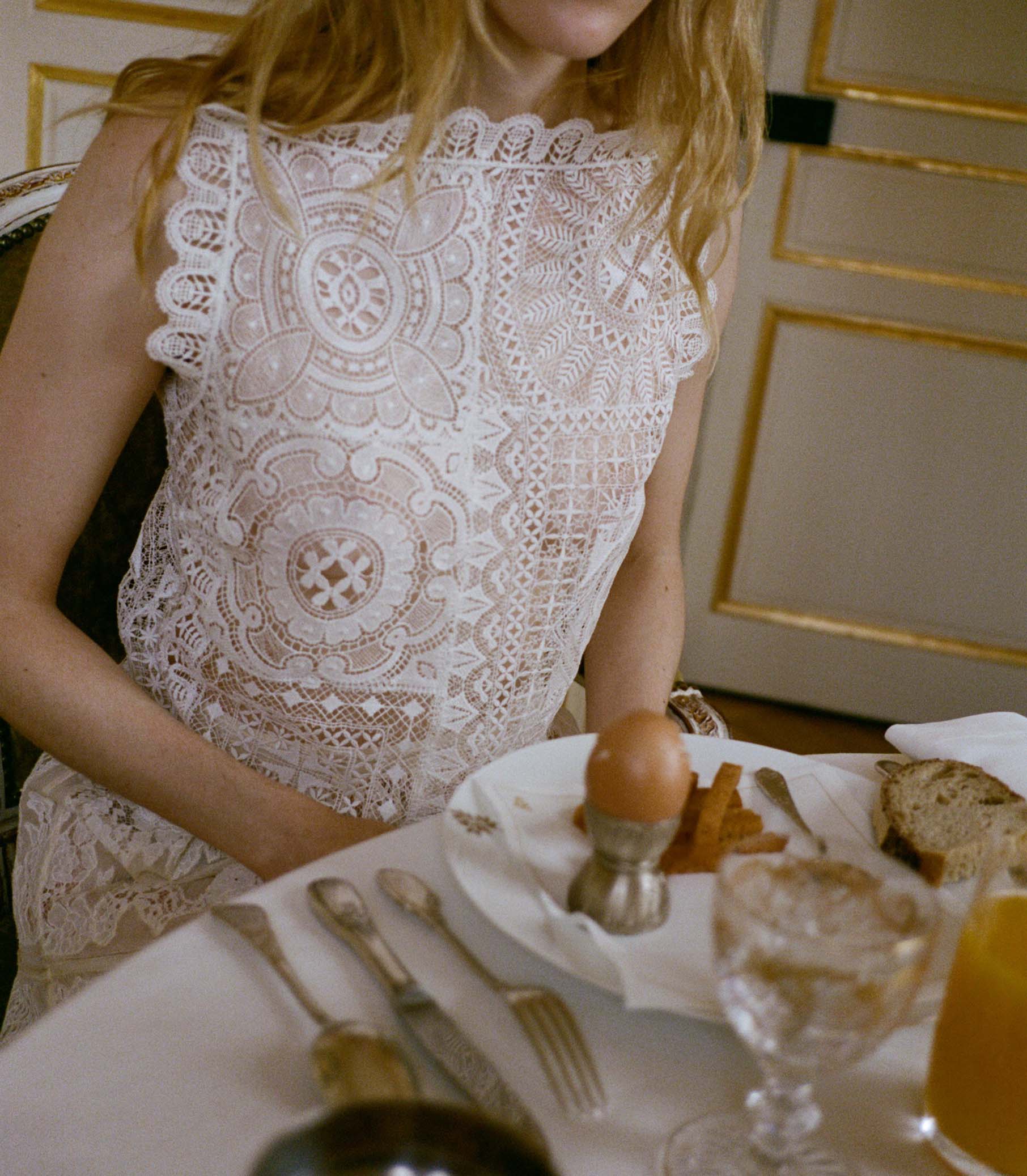 HANDKERCHIEF ANNIVERSARY TOP -- SALT view 6
