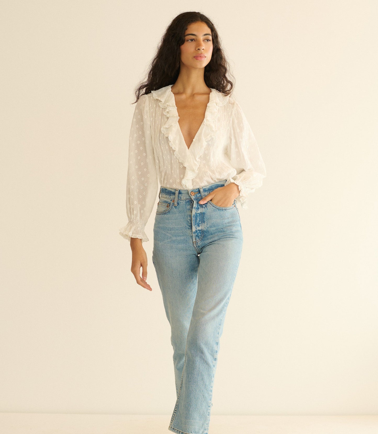 HMD -- HARDY TOP -- SALT MARSEILLE EMBROIDERY
