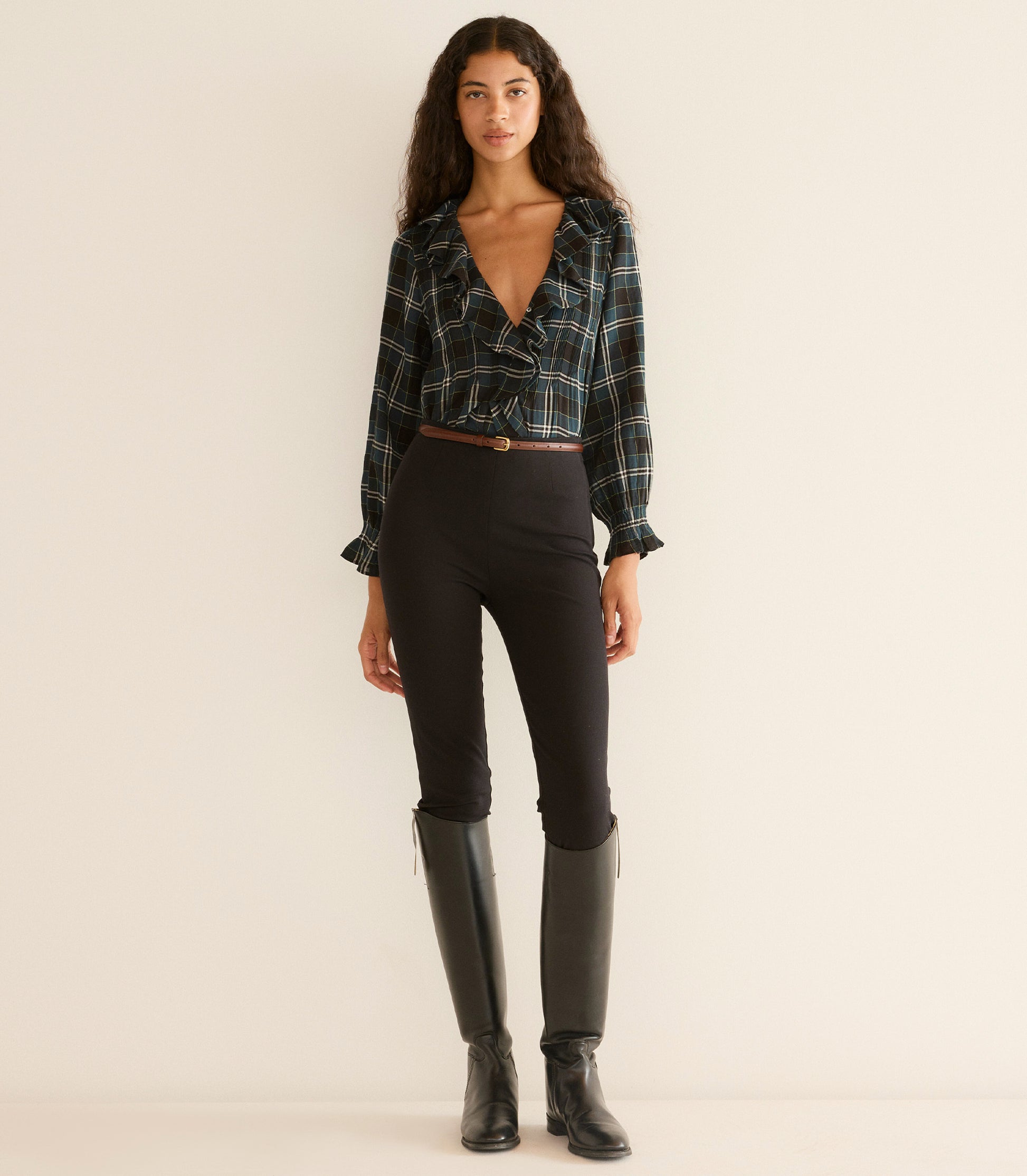 HARDY TOP -- AMBLE PLAID view 2