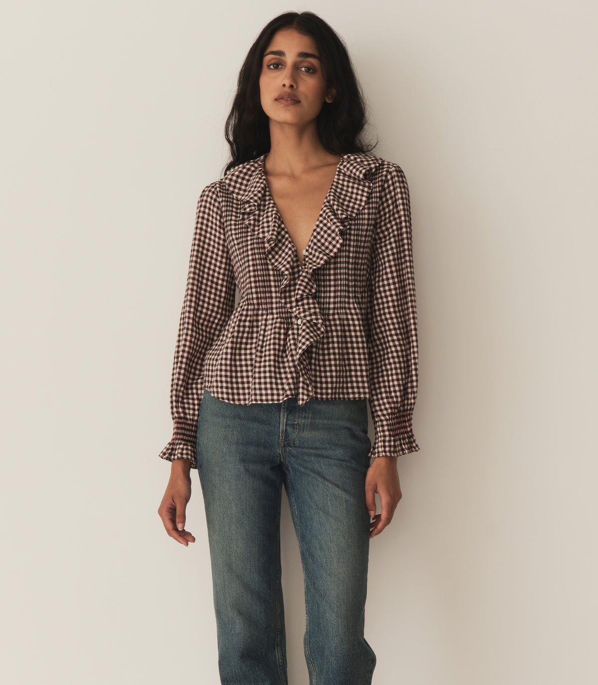 HMD -- HARDY TOP -- DELPHINE PLAID
