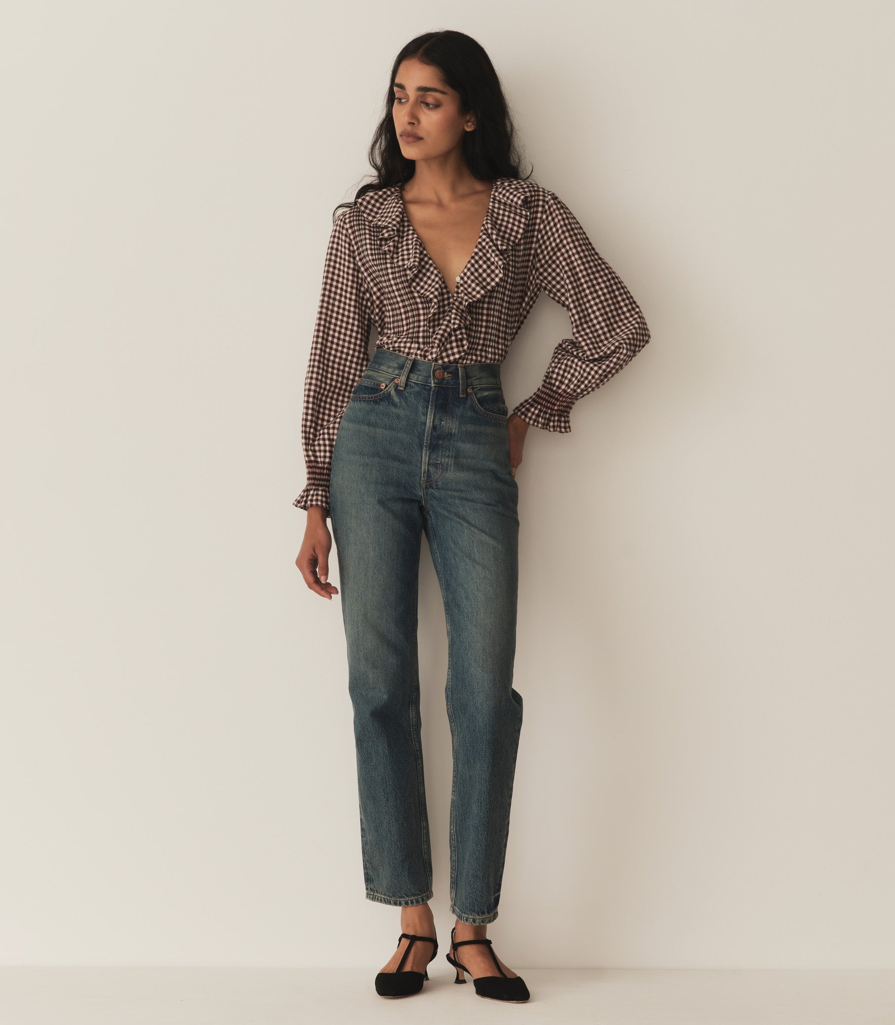 HMD -- HARDY TOP -- DELPHINE PLAID view 3
