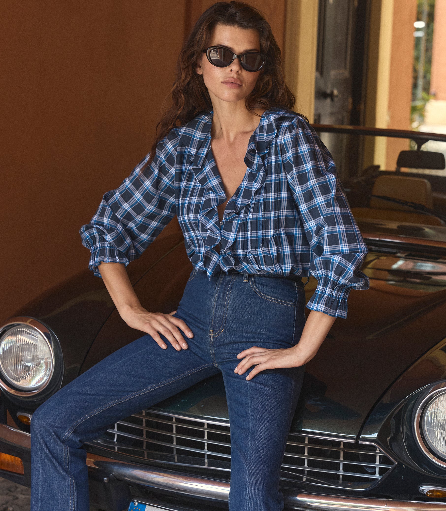 HARDY TOP -- VALMONT PLAID