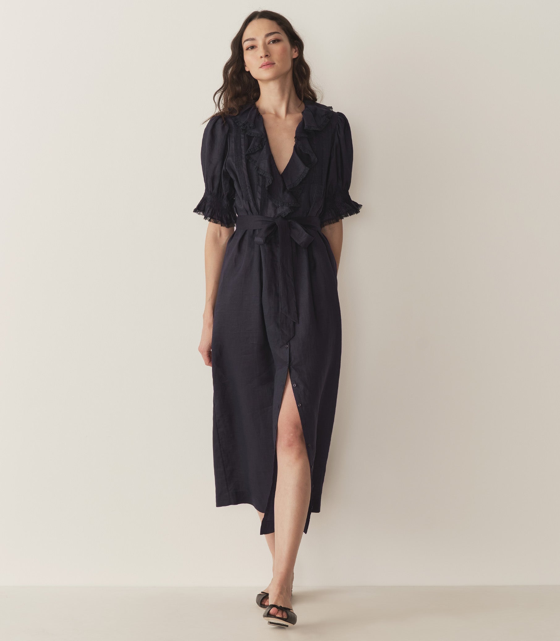 HARRIETTE DRESS -- NIGHT SKY