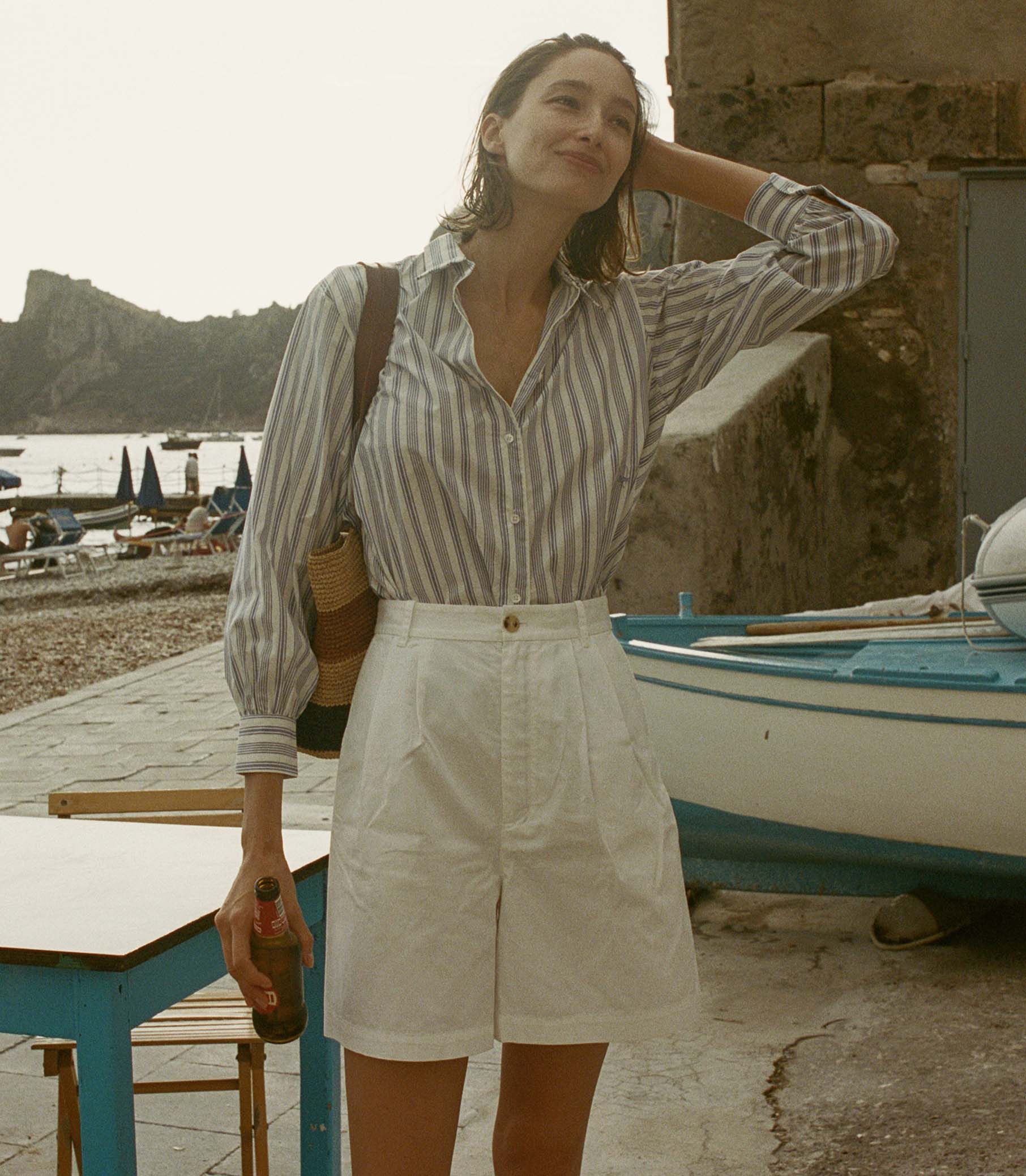 HMD -- HAVA TOP -- INDIGO SORRENTO STRIPE view 3
