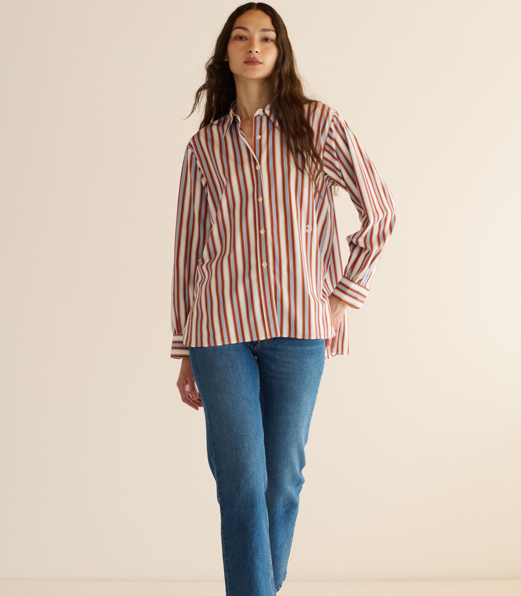 HAVA TOP -- ALICANTE STRIPE view 2