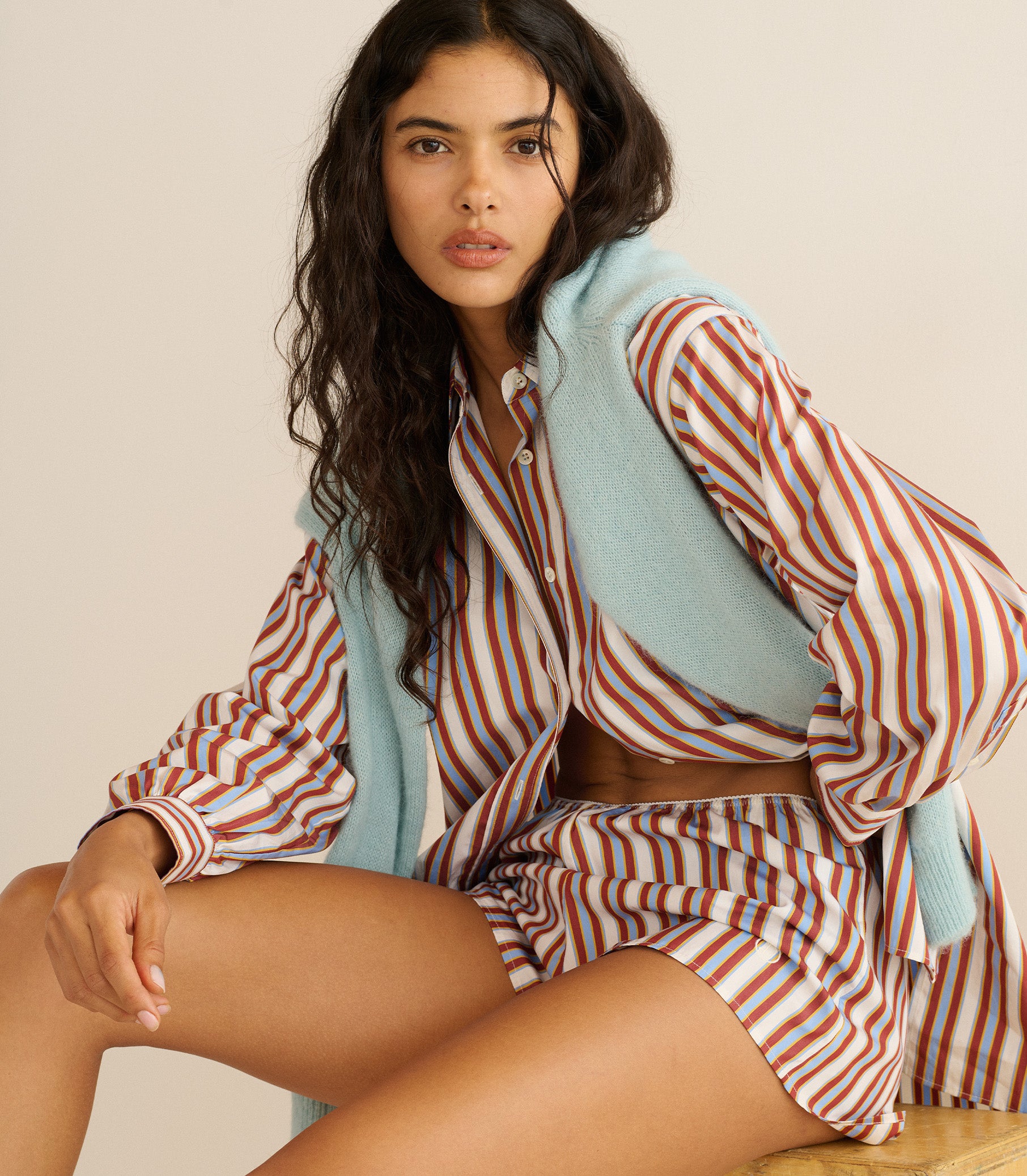 HAVA TOP -- ALICANTE STRIPE