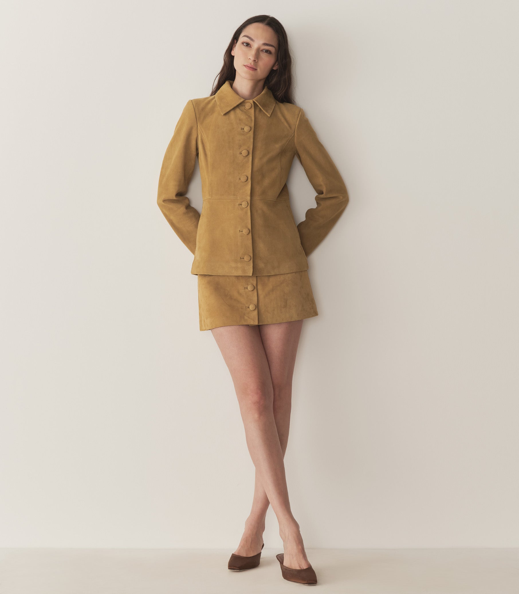 HAVILLAND JACKET -- LIGHT CAMEL view 1