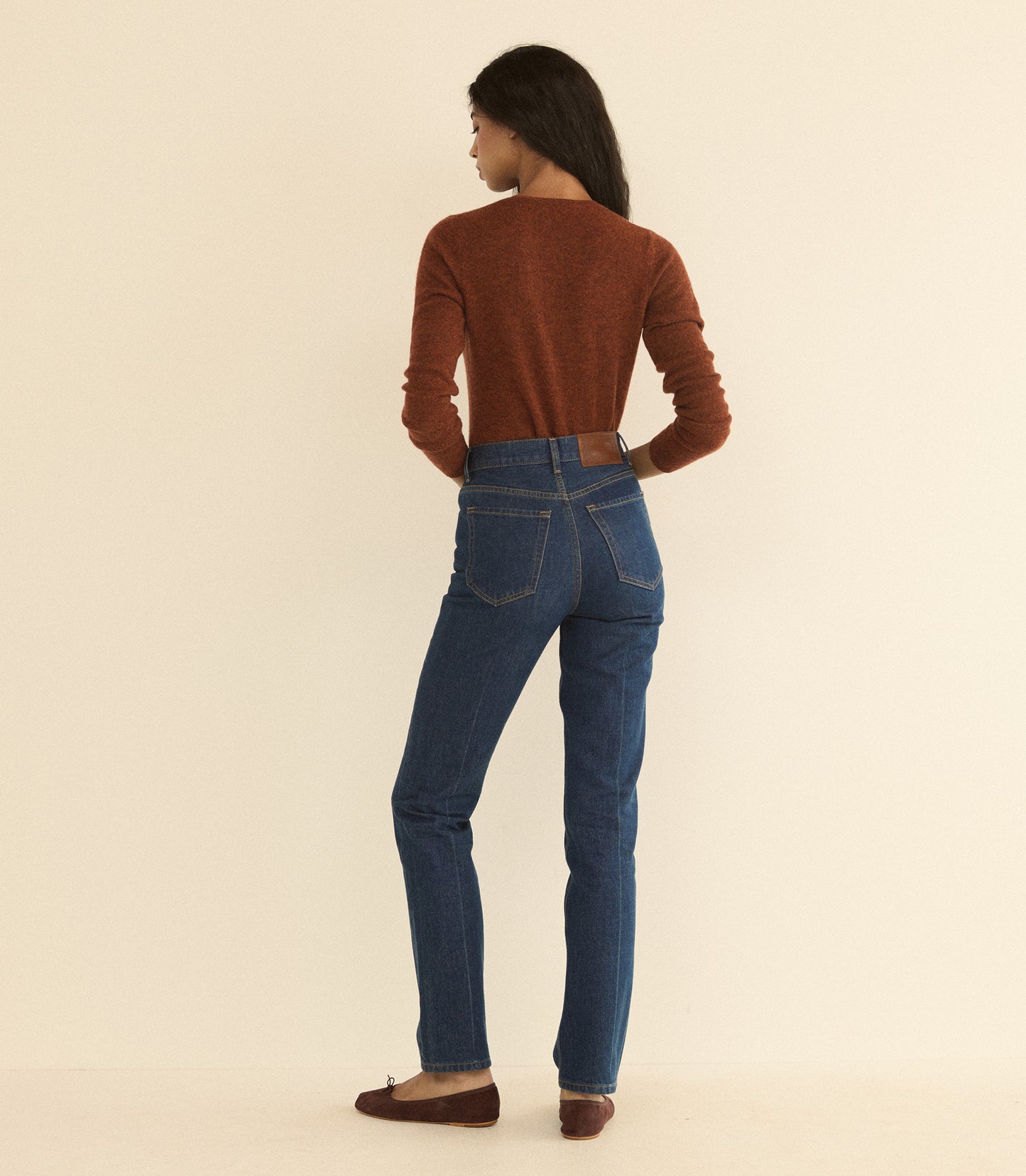 HEATH CASHMERE HENLEY -- EMBER