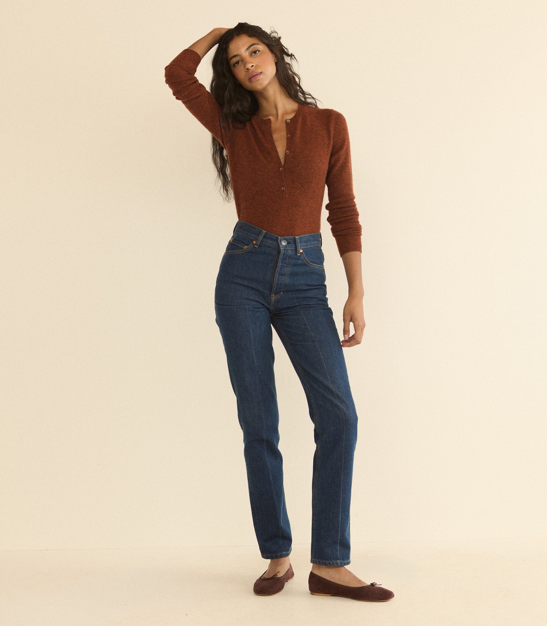 HEATH CASHMERE HENLEY -- EMBER view 2
