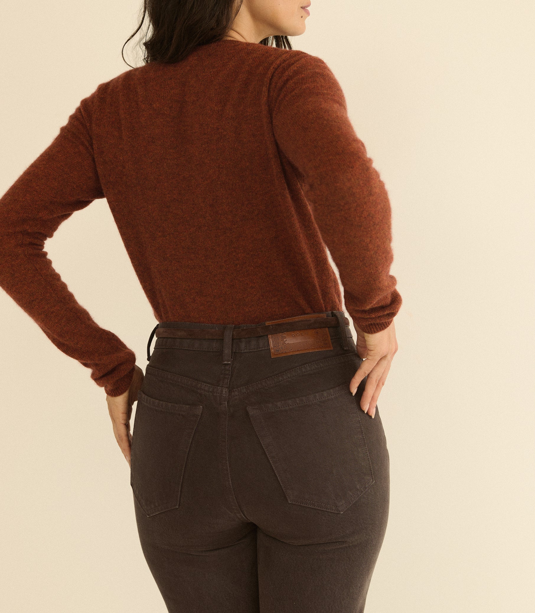 ONDINE JEAN -- EQUESTRIAN BROWN WASH view 10

