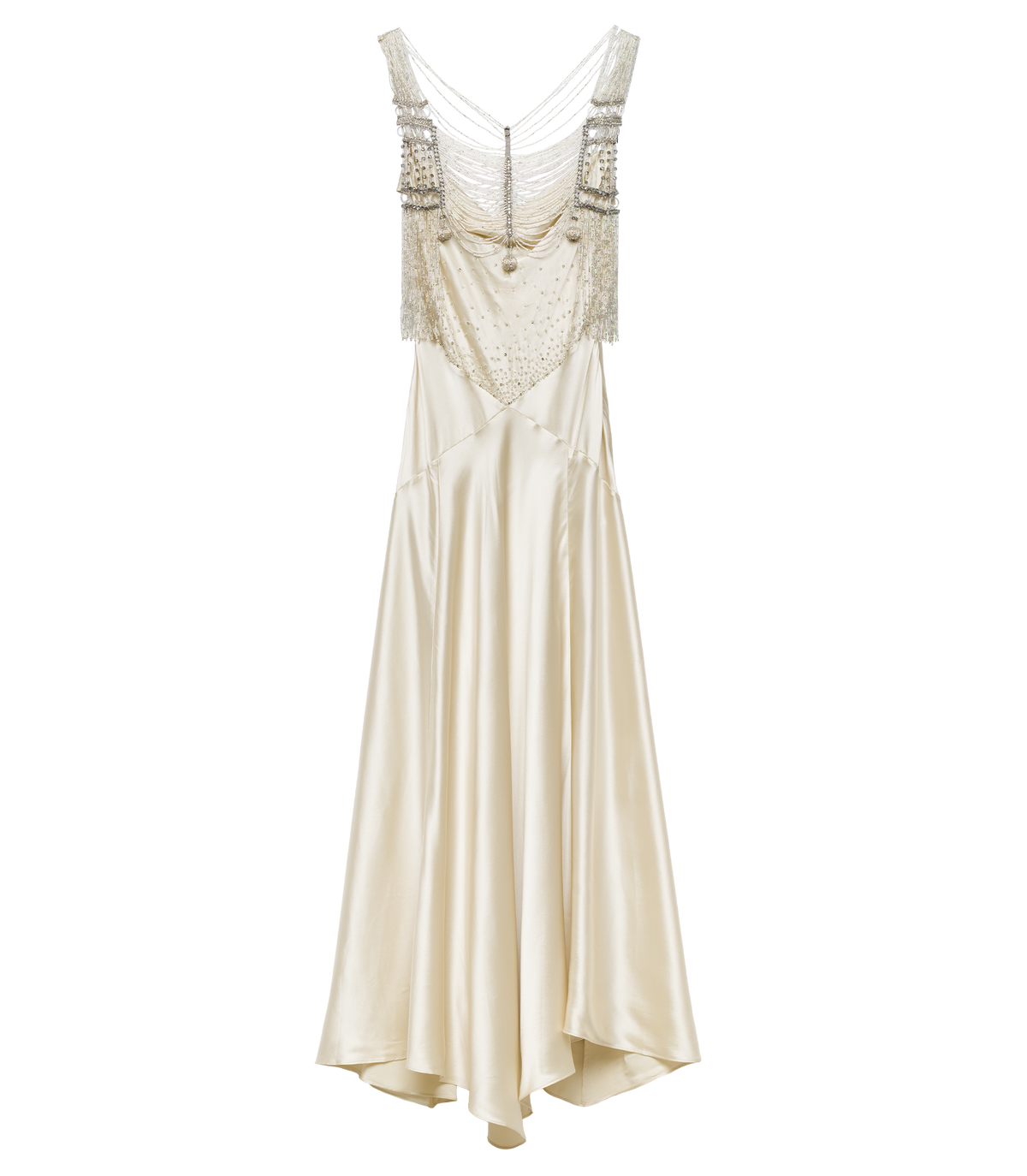 HEDY DRESS -- EGRET