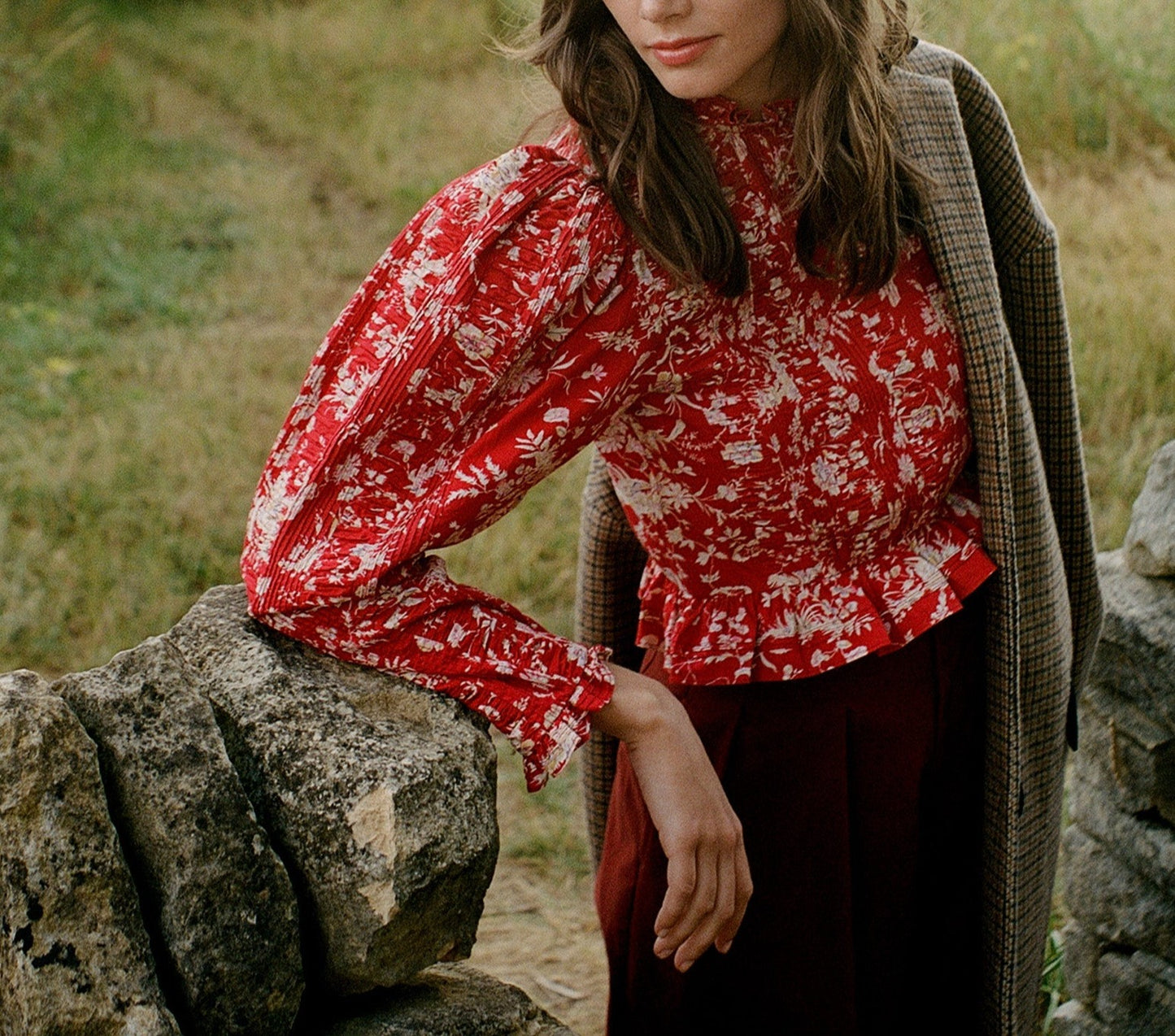 HMD -- HELOISE TOP -- OAK BLUFFS FLORAL